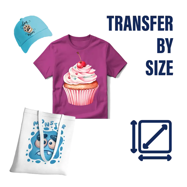 Custom DTF Transfers by Size - DTF Center