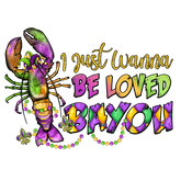 Mardi Gras Lobster 'I just wanna be loved bayou'