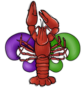Lobster Graphic DTF Apparel Design