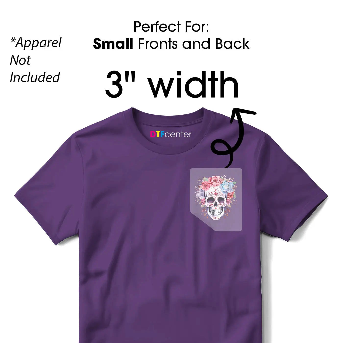 Custom DTF Transfers by Size - DTF Center