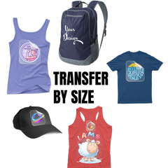 Custom DTF Transfers by Size - DTF Center