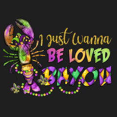 Mardi Gras Lobster 'I just wanna be loved bayou'