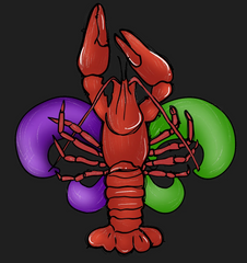 Lobster Graphic DTF Apparel Design