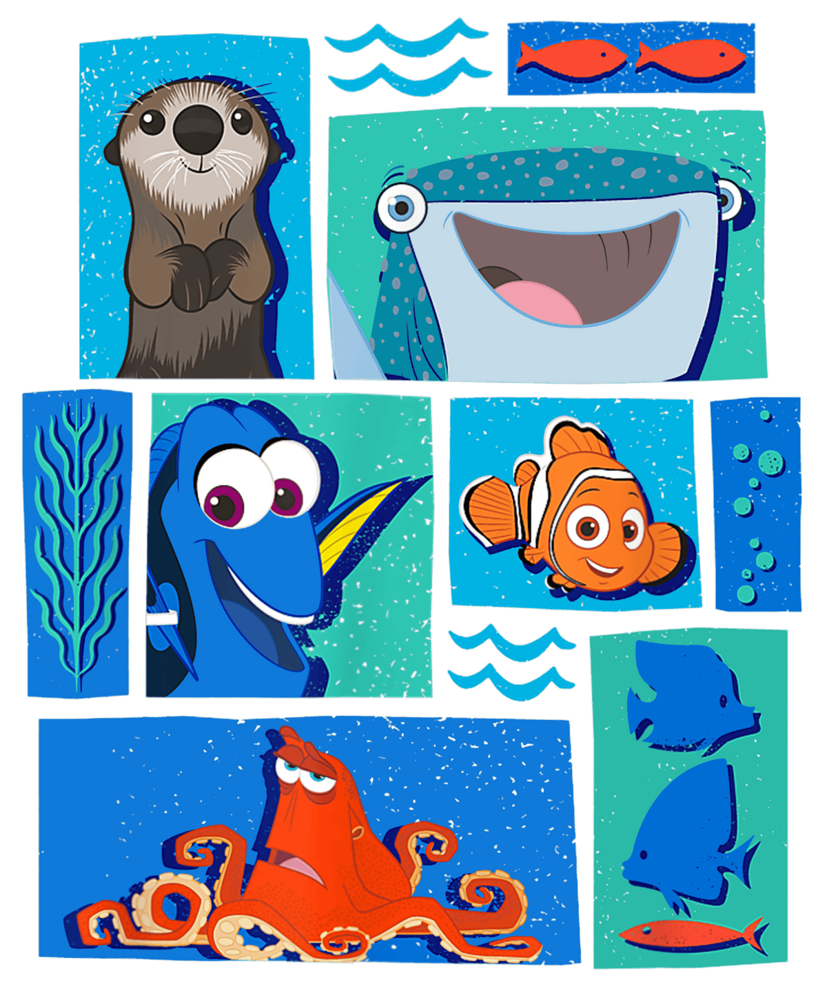 Disney Family Finding Dory Design - DTF Ready To Press