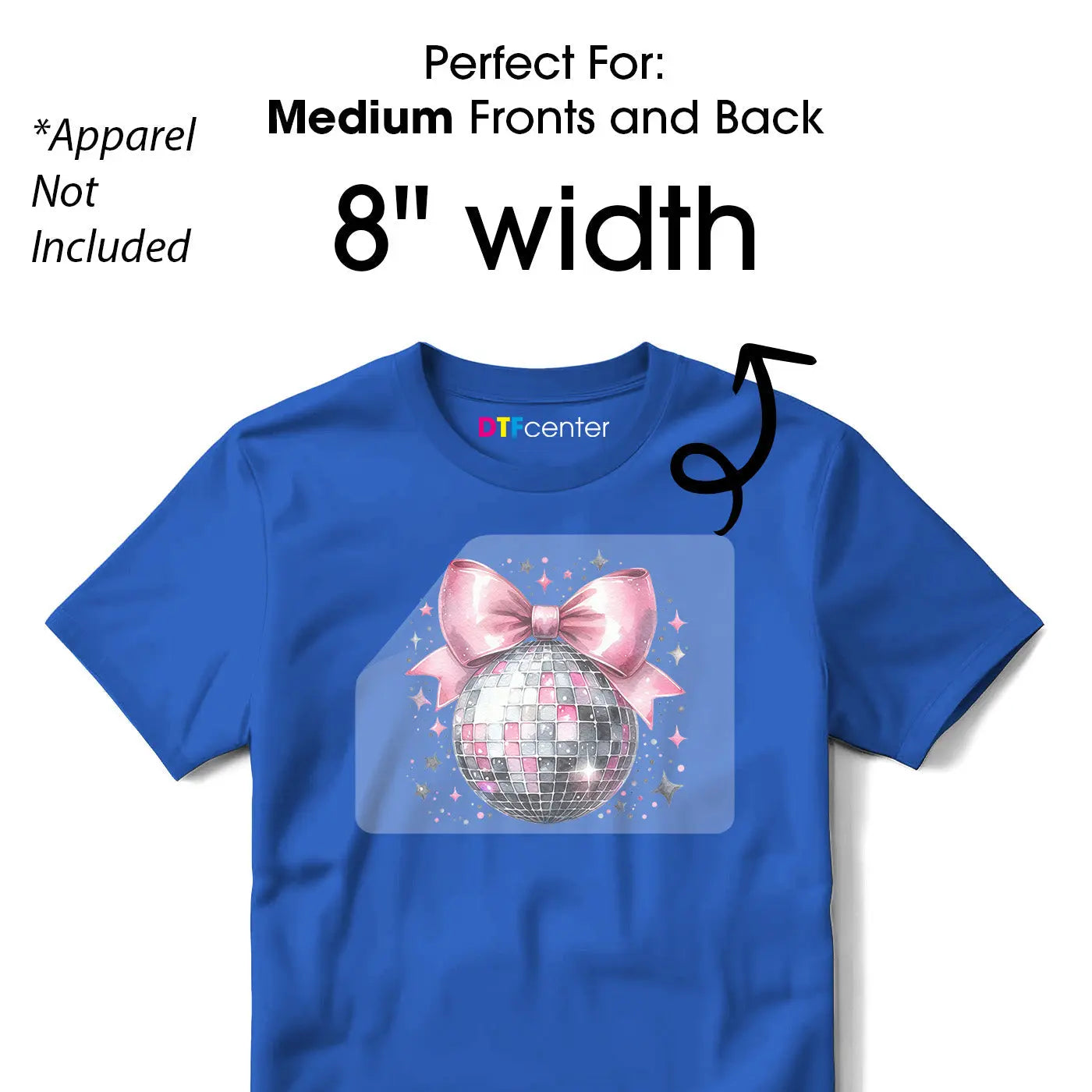 Custom DTF Transfers by Size - DTF Center 