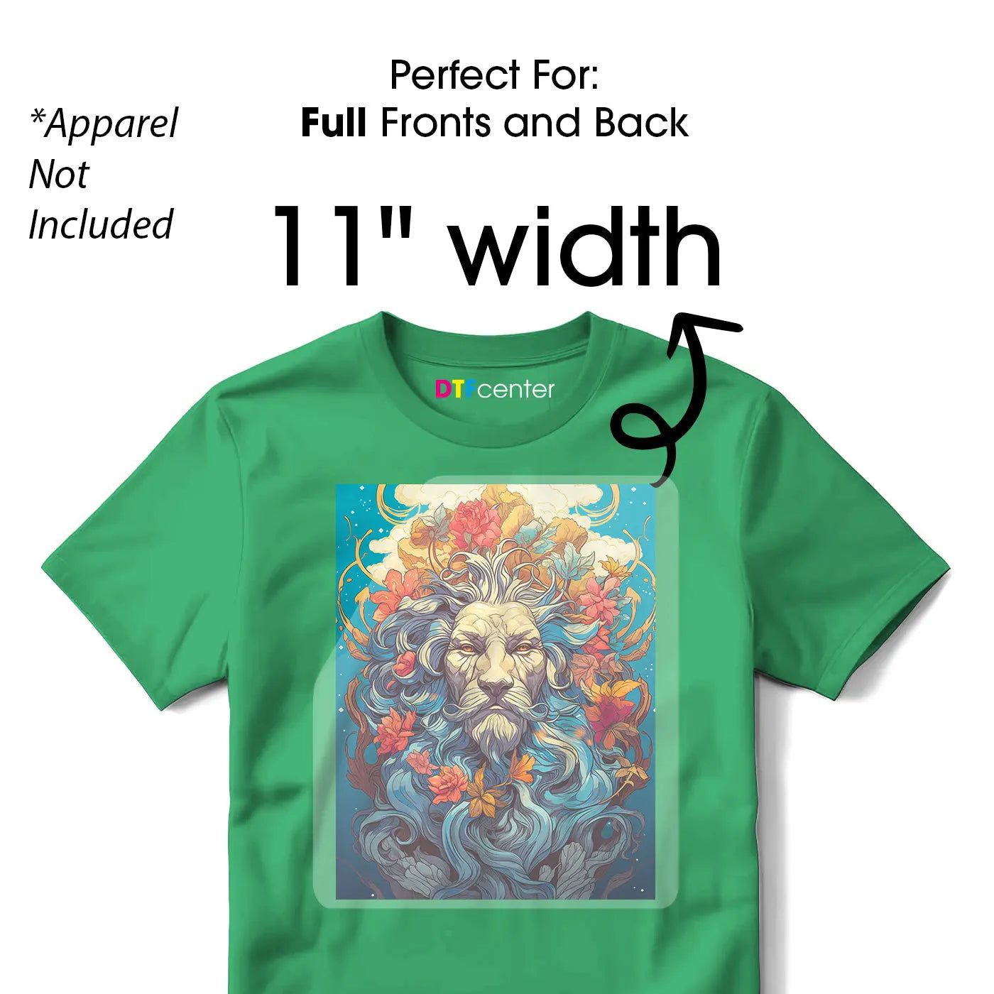 Custom DTF Transfers by Size - DTF Center 