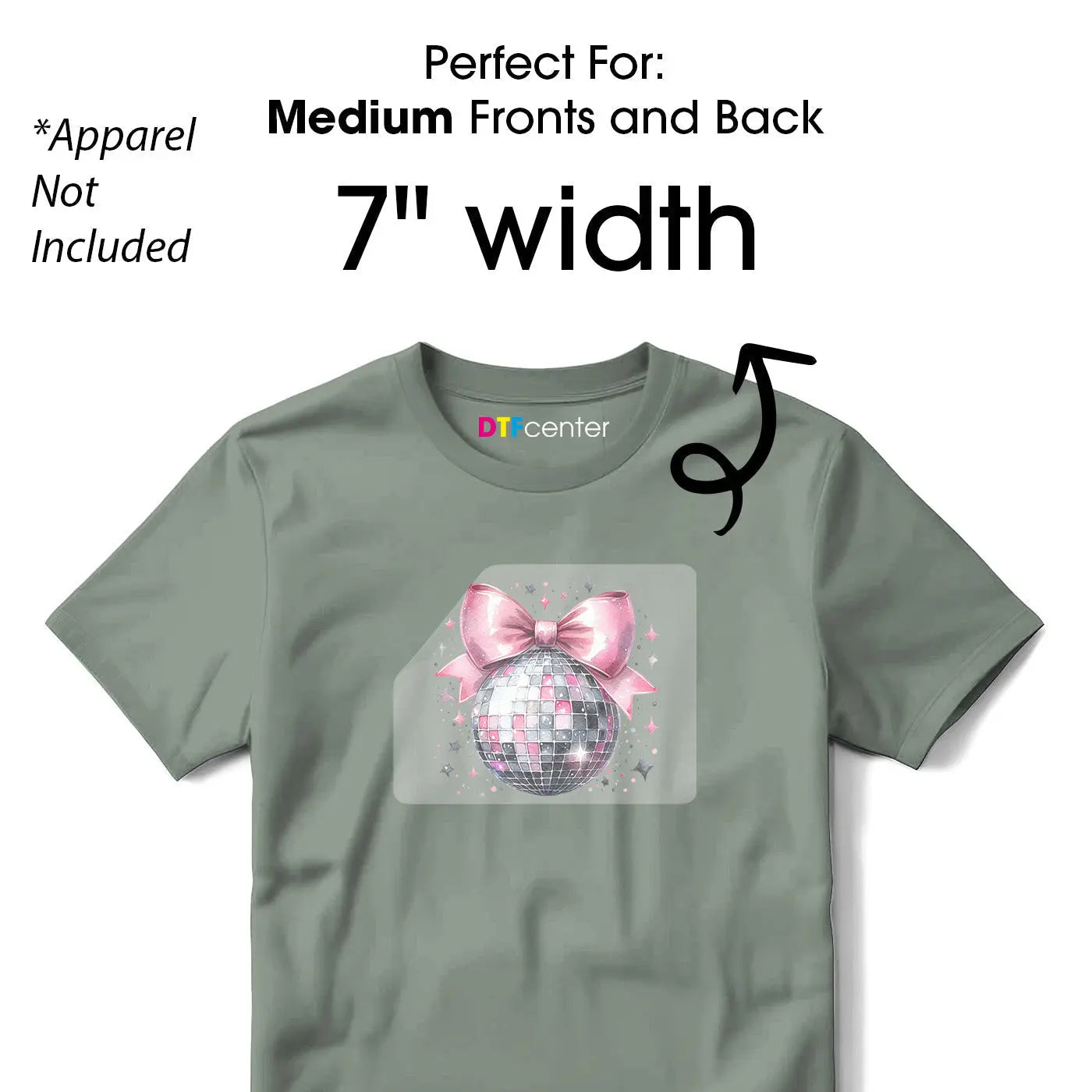 Custom DTF Transfers by Size - DTF Center 