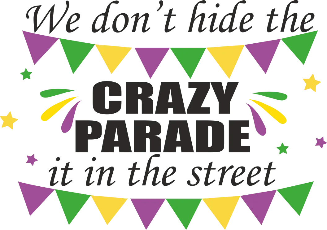 Crazy Parade Party Apparel